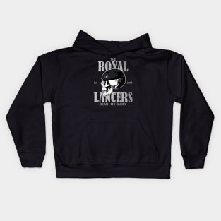 Royal Lancers (distressed) Kids Hoodie